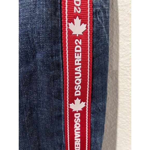 DSQUARED2 Mens Denim Jacket - Blue - IT 48/UK 38/FR 44/US 38 NWT S74AM1101S30309 - Picture 7 of 16